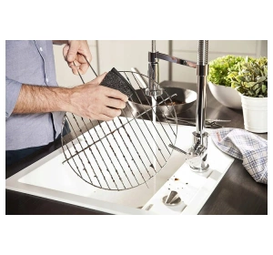 Vileda Glitzi Power Inox: кухонная губка из нержавеющей стали 2 шт.
