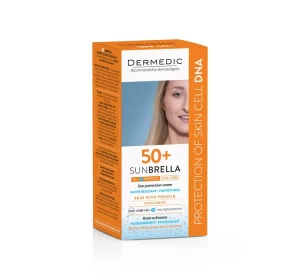 DERMEDIC SUNBRELLA ЗАЩИТНЫЙ КРЕМ ДЛЯ ЛИЦА КОЖА С КУПЕРОЗОМ SPF 50+ 50Г