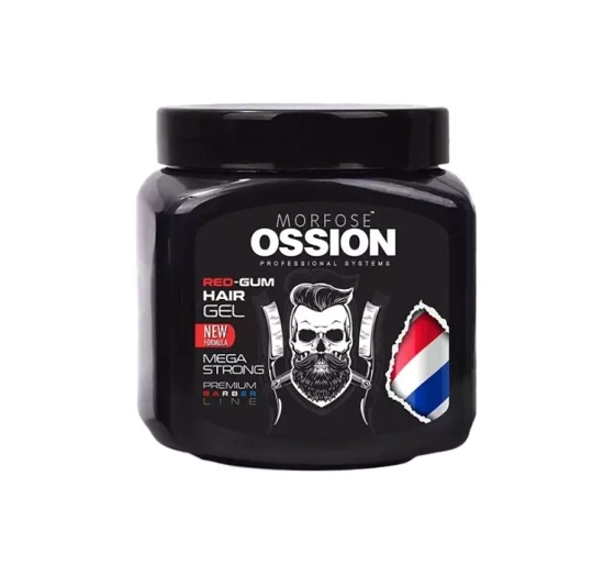 MORFOSE OSSION PREMIUM BARBER LINE RED GUM ГЕЛЬ ДЛЯ УКЛАДКИ ВОЛОССЯ 300МЛ