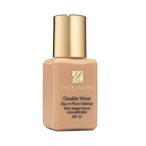 Estée Lauder Double Wear Stay-in-Place Makeup SPF10, дорожный формат стойкий тональный крем с высокой степенью покрытия 2-в-1, оттенок Desert Beige, 15 мл