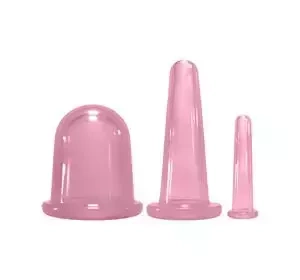 DENI CARTE НАБІР СИЛІКОНОВИХ КИТАЙСЬКИХ БАНОК ДЛЯ МАСАЖУ 3 ШТУКИ