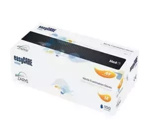 НІТРИЛОВІ РУКАВИЧКИ РОЗМ. M 100 ШТУК ЧОРНІ