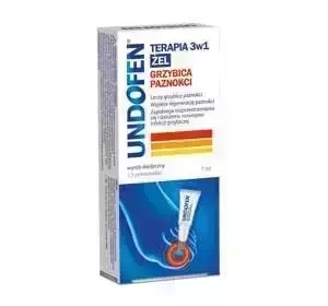 UNDOFEN ТЕРАПИЯ 3В1 ПРОТИВОГРИБКОВЫЙ ГЕЛЬ ДЛЯ НОГТЕЙ 7МЛ