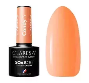 CLARESA SOAK OFF ГЕЛЬ-ЛАК CANDY 3 5МЛ