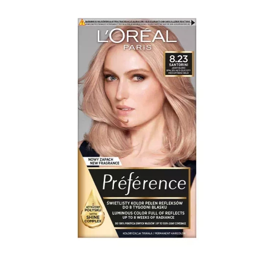 LOREAL RECITAL PREFERENCE ФАРБА ДЛЯ ВОЛОССЯ 8.23