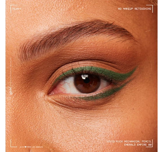 NYX PROFESSIONAL MAKEUP VIVID RICH АВТОМАТИЧНИЙ ОЛІВЕЦЬ ДЛЯ ОЧЕЙ 08 EMERALD EMPIRE 0,28Г
