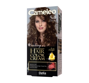 DELIA ПЕРМАНЕНТНА ФАРБА ОМЕГА+ КАШТАН 5.4
