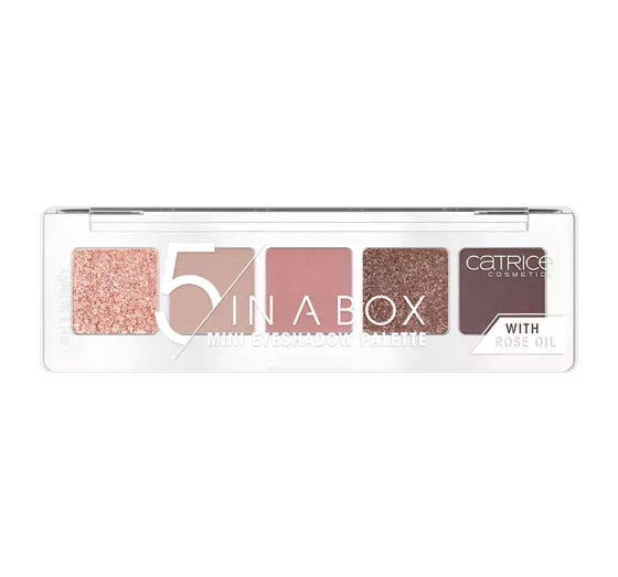 CATRICE 5 IN A BOX МІНІ ПАЛЕТКА ТІНЕЙ 020 SOFT ROSE LOOK 4Г
