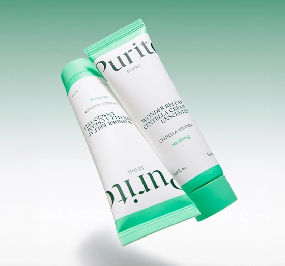 Purito Wonder Releaf Centella крем для лица без ароматизаторов 15 мл