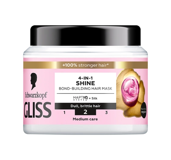 GLISS 4-IN-1 SHINE МАСКА ДЛЯ ВОЛОССЯ 400МЛ
