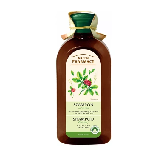 GREEN PHARMACY ШАМПУНЬ ЖЕНЬШЕНЬ КОМБИНИРОВАННЫЕ ВОЛОСЫ