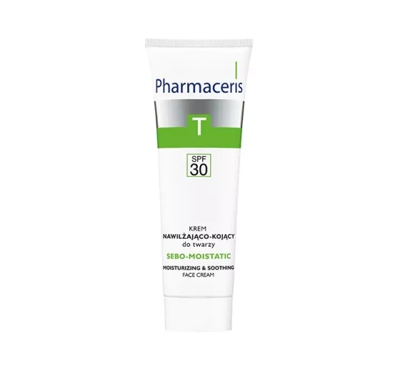 PHARMACERIS T SEBO MOISTATIC УВЛАЖНЯЮЩЕ-УСПОКАИВАЮЩИЙ КРЕМ ДЛЯ ЛИЦА SPF 30 50МЛ