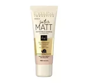 EVELINE SATIN MATT МАТИРУЮЩЕЕ ТОНАЛЬНОЕ СРЕДСТВО 103 NATURAL 30МЛ