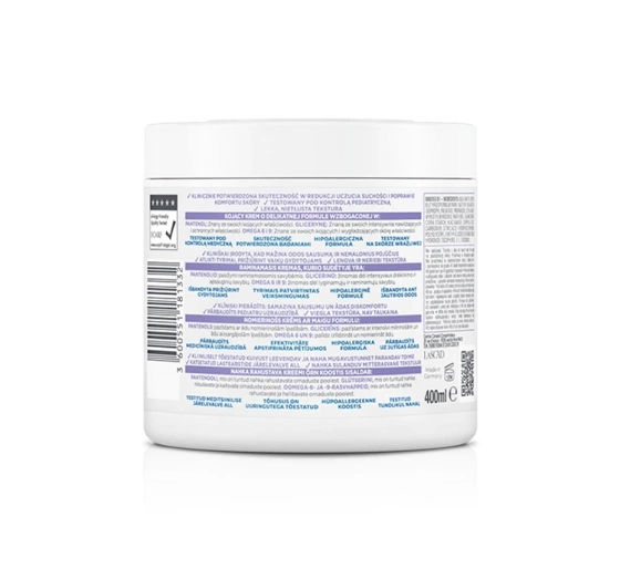 MIXA PANTHENOL COMFORT БАГАТОФУНКЦІОНАЛЬНИЙ ЗАСПОКІЙЛИВИЙ КРЕМ ДЛЯ АТОПІЧНОЇ ШКІРИ 400МЛ