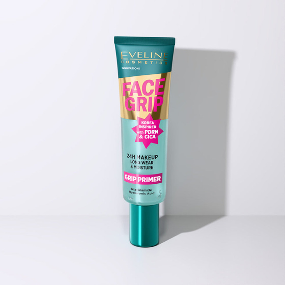 Натисніть на картинку, щоб її збільшити Eveline Cosmetics Face Grip Primer гелева зволожуюча база під макіяж 30 мл