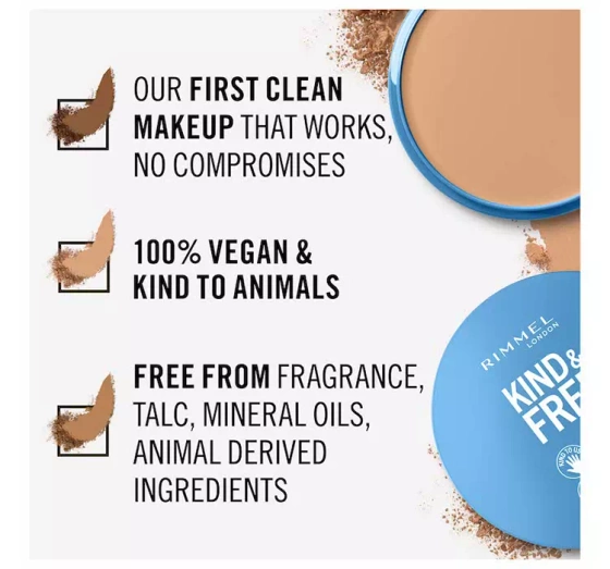 RIMMEL KIND & FREE ПУДРА ДЛЯ ОБЛИЧЧЯ 20 LIGHT 10Г