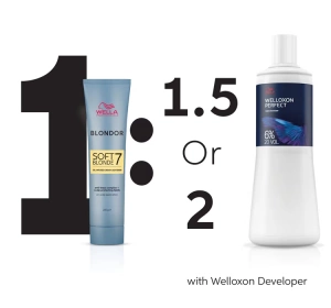 WELLA PROFESSIONALS BLONDOR SOFT BLONDE 7 ОСВЕТЛИТЕЛЬ ДЛЯ ВОЛОС В ФОРМЕ КРЕМА 200Г