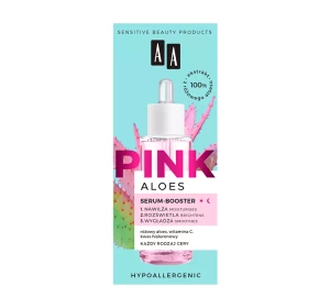 AA PINK ALOES ІНТЕНСИВНО ЗВОЛОЖУВАЛЬНА СИРОВАТКА BOOSTER ДЛЯ ОБЛИЧЧЯ 30МЛ