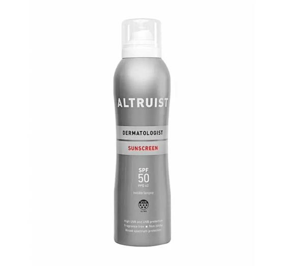 ALTRUIST DERMATOLOGIST SUNSCREEN СОЛНЦЕЗАЩИТНЫЙ СПРЕЙ ДЛЯ ЛИЦА И ТЕЛА SPF50 200МЛ
