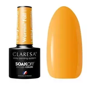 CLARESA SOAK OFF ГЕЛЬ-ЛАК WARMIN' FALL 1 5Г