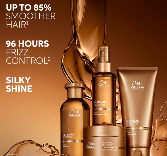 Wella Professionals Ultimate Smooth питательный шампунь для сухих и пушистых волос 250 мл