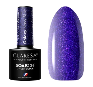 CLARESA SOAK OFF ГЕЛЬ-ЛАК GALAXY NAVY BLUE 5МЛ