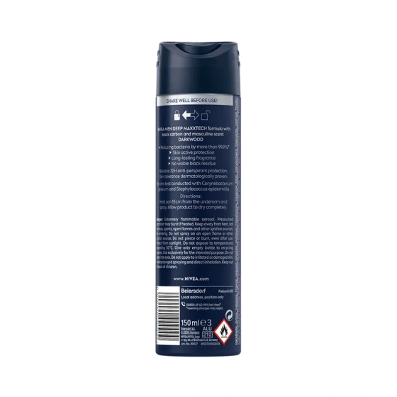 NIVEA MEN Deep Darkwood Limited Edition Real Madrid антиперспирант-спрей 150 мл