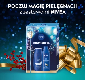 NIVEA Nourishing набір косметики для догляду за тілом: гель для душу + молочко для тіла