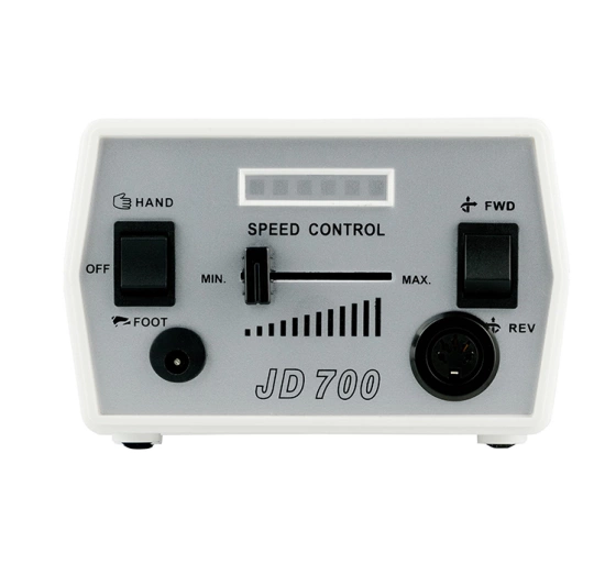 ПРОФЕСІЙНИЙ ФРЕЗЕР ДЛЯ НІГТІВ JD700 40W БІЛО-ЗОЛОТИЙ