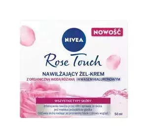 NIVEA ROSE TOUCH ЗВОЛОЖУВАЛЬНИЙ КРЕМ-ГЕЛЬ 50МЛ