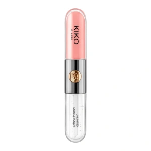 KIKO Milano Unlimited Double Touch двухэтапная жидкая помада 101 Soft Rose 2x3мл