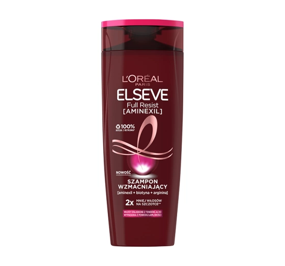LOREAL ARGININE RESIST X3  ЗМІЦНЮВАЛЬНИЙ ШАМПУН 400МЛ