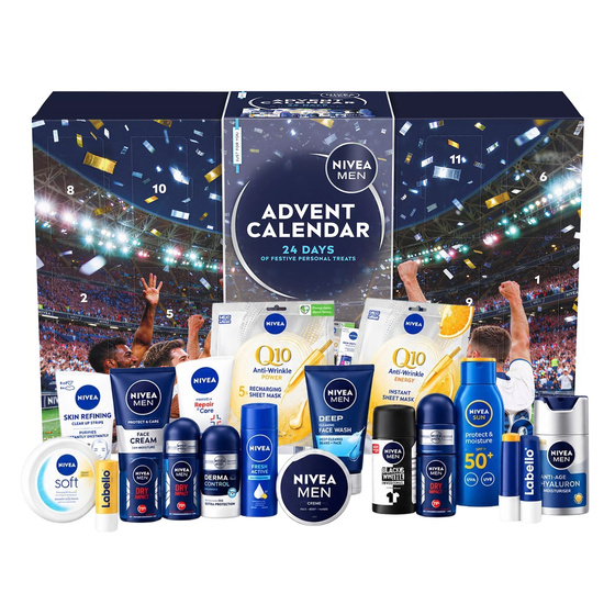 Нажмите на картинку, чтобы ее увеличить NIVEA MEN 24 Days Of Festive Personal Treats адвент-календарь