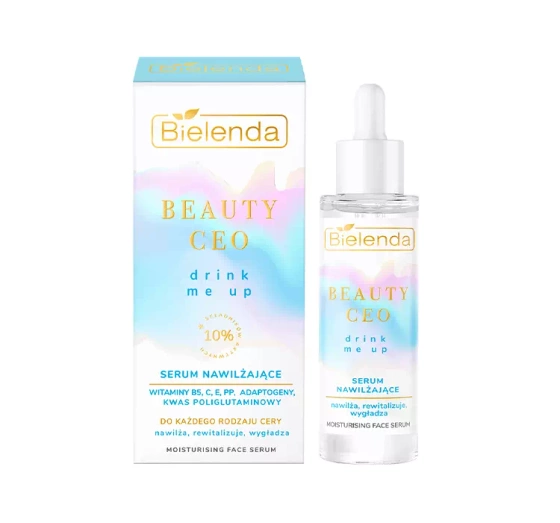 BIELENDA BEAUTY CEO DRINK ME UP ЗВОЛОЖУВАЛЬНА СИРОВАТКА ДЛЯ ОБЛИЧЧЯ 30МЛ