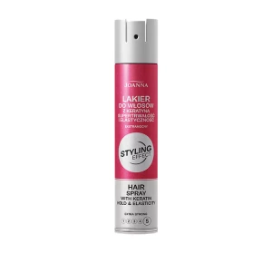 JOANNA STYLING EFFECT ЛАК ДЛЯ ВОЛОС СУПЕРСТОЙКОСТЬ И ЭЛАСТИЧНОСТЬ EXTRA STRONG 250МЛ