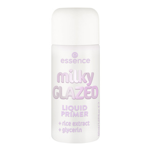 Essence Milky Glazed Liquid Primer разглаживающая молочная основа под макияж с экстрактом риса 50 мл
