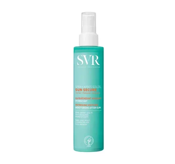 SVR SUN SECURE AFTER-SUN SPRAY ПОМ'ЯКШУВАЛЬНО-ЗВОЛОЖУВАЛЬНЕ МОЛОЧКО ПІСЛЯ ЗАСМАГИ У ФОРМІ СПРЕЮ 200МЛ