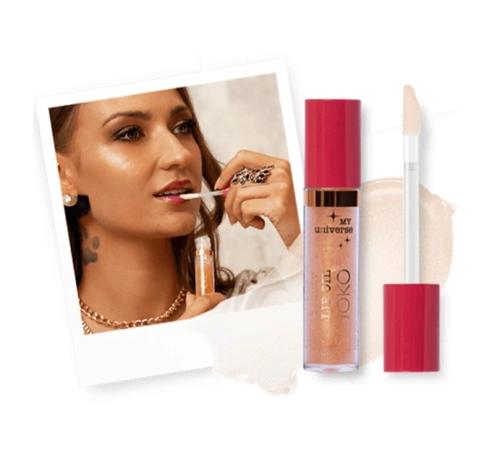JOKO MY UNIVERSE BEAUTY LIP OIL ОЛІЙКА ДЛЯ ГУБ З БЛИСКІТКАМИ 4МЛ