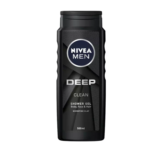 NIVEA MEN DEEP ГЕЛЬ ДЛЯ ДУШУ З АКТИВОВАНИМ ВУГІЛЛЯМ 500МЛ