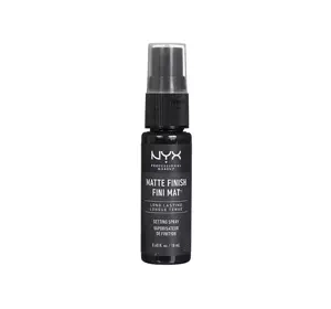 NYX PROFESSIONAL MAKEUP MATTE FINISH MINI МАТУЮЧИЙ СПРЕЙ ДЛЯ ФІКСАЦІЇ МАКІЯЖУ 18МЛ