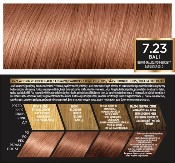 LOREAL RECITAL PREFERENCE ФАРБА ДЛЯ ВОЛОССЯ 7.23