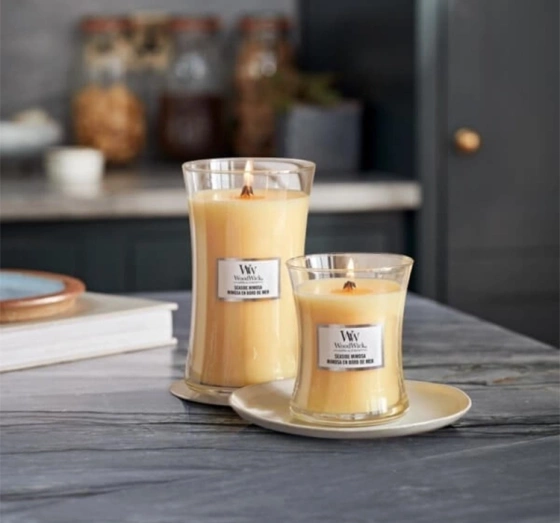 WoodWick Jar Candle ароматична свічка Seaside Mimosa 610г 