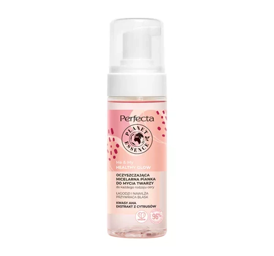 PERFECTA PLANET ESSENCE ME & MY HEALTHY GLOW ОЧИЩУВАЛЬНА МІЦЕЛЯРНА ПІНКА ДЛЯ ВМИВАННЯ ОБЛИЧЧЯ 160МЛ