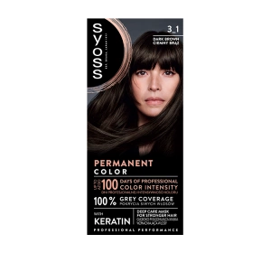SYOSS PERMANENT COLORATION СТІЙКА ФАРБА 3_1 ТЕМНО-КОРИЧНЕВИЙ