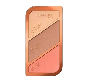 RIMMEL KATE ПАЛЕТКА ХАЙЛАЙТЕР БРОНЗЕР РУМЯНА 002