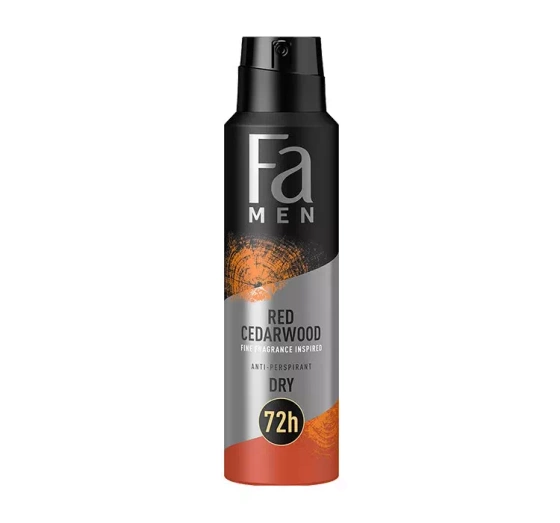 FA MEN RED CEDARWOOD АНТИПЕРСПИРАНТ-СПРЕЙ ДЛЯ МУЖЧИН 150МЛ