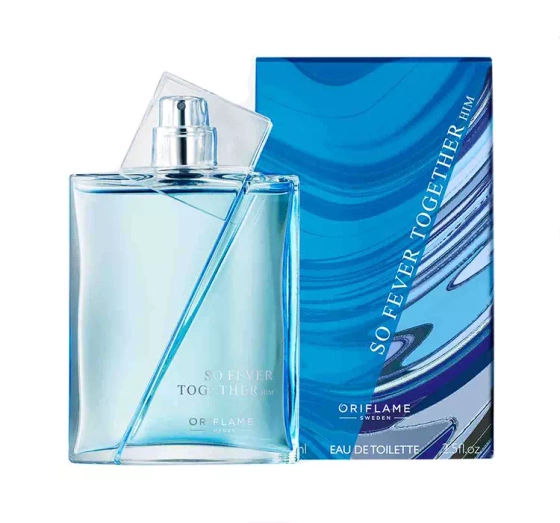 ORIFLAME SO FEVER TOGETHER HIM ТУАЛЕТНА ВОДА ДЛЯ ЧОЛОВІКІВ 75МЛ