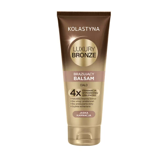 KOLASTYNA LUXURY BRONZE БАЛЬЗАМ-АВТОЗАСМАГА СВІТЛА ШКІРА 200МЛ
