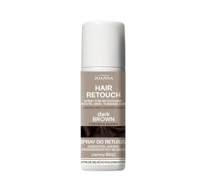 Joanna Hair Retouch спрей для маскування відрослого коріння темно-коричневий 75 мл
