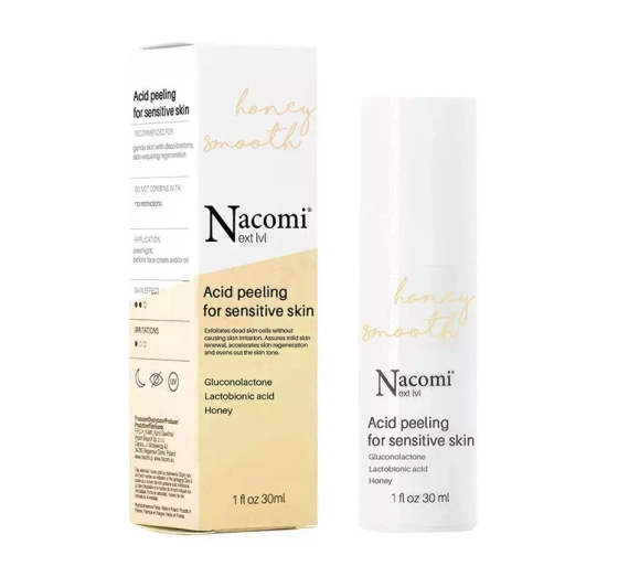 NACOMI NEXT LEVEL HONEY SMOOTH КИСЛОТНЫЙ ПИЛИНГ ДЛЯ ЧУВСТВИТЕЛЬНОЙ КОЖИ 30МЛ